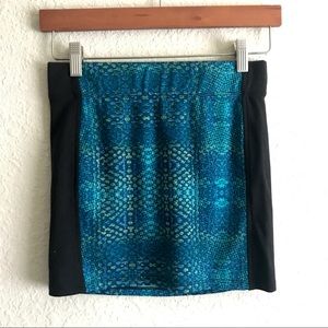 Nollie patterned mini skirt